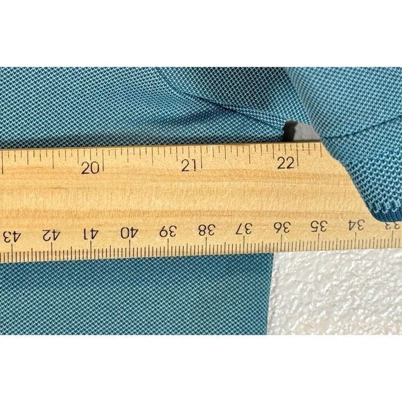 Hart Schaffner Marx Short Sleeve Textured Knit Polo Shirt Women’s Medium - Picture 7 of 7